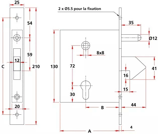 Ferrure Pour Portail Coulissant : Serrure à Crochet Pour Portail Coulissant 4 Ferrure Pour Portail Coulissant : Serrure à Crochet Pour Portail Coulissant – Image 2