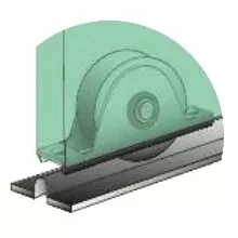 Ferrure Pour Portail Coulissant : Roue à Support à Encastrer Gorge Ronde En Acier 5 Ferrure Pour Portail Coulissant : Roue à Support à Encastrer Gorge Ronde En Acier – Image 3