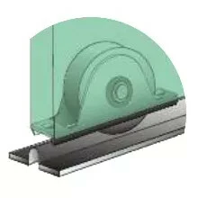 Ferrure Pour Portail Coulissant : Roue à Support à Encastrer Gorge Ronde En Acier 6 Ferrure Pour Portail Coulissant : Roue à Support à Encastrer Gorge Ronde En Acier – Image 4