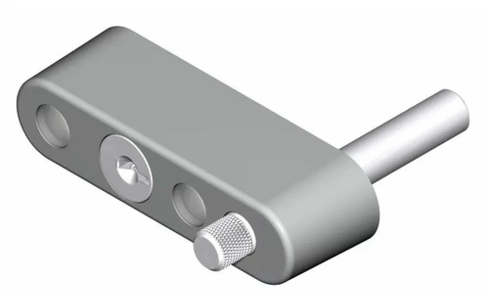 Accessoire Pour Baie Coulissante : Verrou Entrebâilleur à Clé Pour Baie Coulissante Argent 3 Accessoire Pour Baie Coulissante : Verrou Entrebâilleur à Clé Pour Baie Coulissante Argent