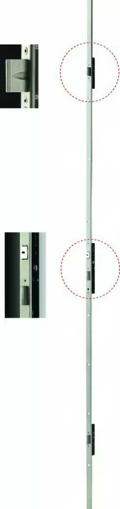 Serrure Pour Menuiserie Métallique : Performa - 3 Points Translation