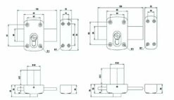 Verrou De Sécurité Devismes : Verrou De Sécurité 12060 -SETIN Boutique SET 70124