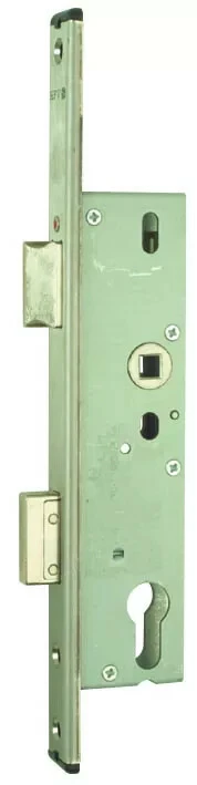 Serrure Pour Menuiserie Métallique : 1 Points - Série 28 PZW - Pêne Dormant 1/2 Tour