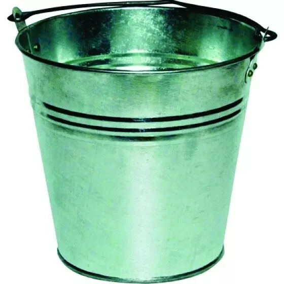 Outil De Maçon : Seau Tôle Galvanisé 3 Outil De Maçon : Seau Tôle Galvanisé