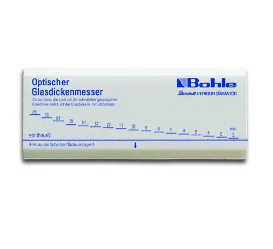 Outil De Miroitier : Glasscheck Appareil De Mesure En Plastique 4 Outil De Miroitier : Glasscheck Appareil De Mesure En Plastique – Image 2