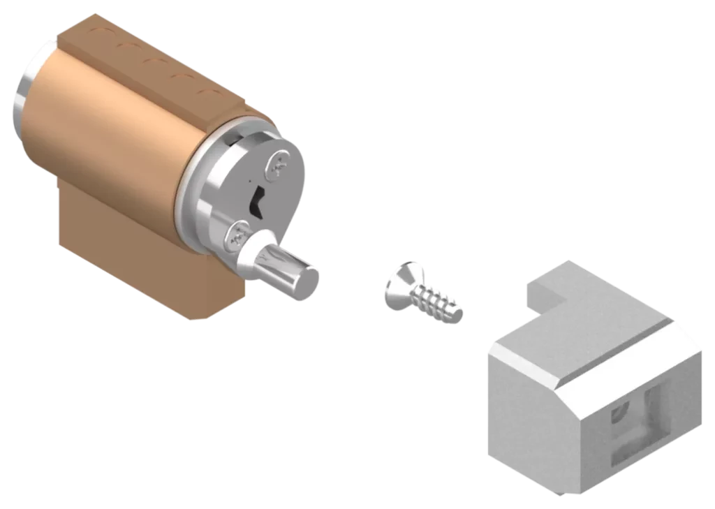 Accessoire Pour Baie Coulissante : Barillet 9430 + Palier N°3 9433 3 Accessoire Pour Baie Coulissante : Barillet 9430 + Palier N°3 9433