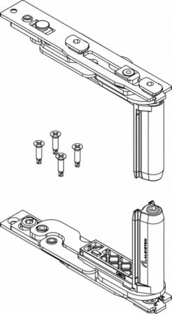 Ferrure Giesse Aluminium Pour Gorge Européenne : Kit Paumelles OF CHIC Invisible 10 Ferrure Giesse Aluminium Pour Gorge Européenne : Kit Paumelles OF CHIC Invisible -SETIN Boutique SET 75205
