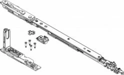 Ferrure Giesse Aluminium Pour Gorge Européenne : Kit De Paumelles Et Compas CHIC 3D 100 17 Ferrure Giesse Aluminium Pour Gorge Européenne : Kit De Paumelles Et Compas CHIC 3D 100 -SETIN Boutique SET 75211