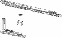 Ferrure Giesse Aluminium Pour Gorge Européenne : Kit De Paumelles Et Compas CHIC 3D 100 19 Ferrure Giesse Aluminium Pour Gorge Européenne : Kit De Paumelles Et Compas CHIC 3D 100 -SETIN Boutique SET 75215