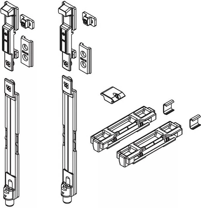 Ferrure Giesse Aluminium Pour Gorge Européenne : Kit 2ème Vantail Semi-fixe Verrous Réglables 5 Ferrure Giesse Aluminium Pour Gorge Européenne : Kit 2ème Vantail Semi-fixe Verrous Réglables – Image 3