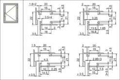 Ferrure Giesse Aluminium Pour Gorge Européenne : Fermeture Anti-effraction FUTURA -SETIN Boutique SET 75400