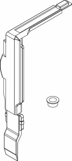 Ferrure Giesse Aluminium Pour Gorge Européenne : Renvoi D'angle -SETIN Boutique SET 75485