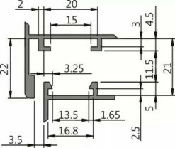 Ferrure Giesse Aluminium Pour Gorge Européenne : Mécanisme OB FUTURA 3D Cintré Et Trapèze 17 Ferrure Giesse Aluminium Pour Gorge Européenne : Mécanisme OB FUTURA 3D Cintré Et Trapèze -SETIN Boutique SET 75497
