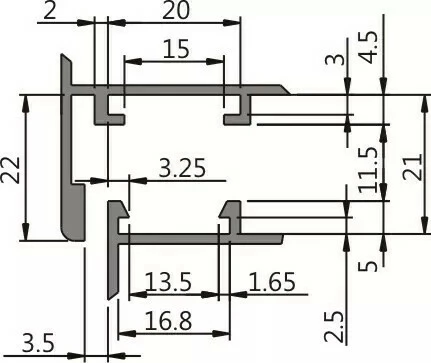 Ferrure Giesse Aluminium Pour Gorge Européenne : Mécanisme OB FUTURA 3D Cintré Et Trapèze 6 Ferrure Giesse Aluminium Pour Gorge Européenne : Mécanisme OB FUTURA 3D Cintré Et Trapèze – Image 4