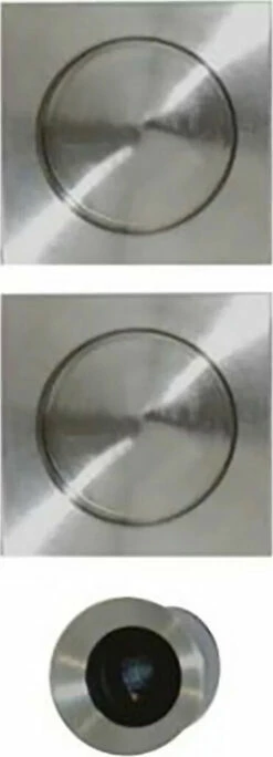 Serrure De Porte Coulissante : Set Porte Coulissante Rosace Carrée