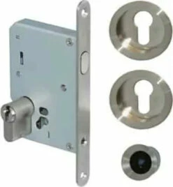 Set Porte Coulissante Inox