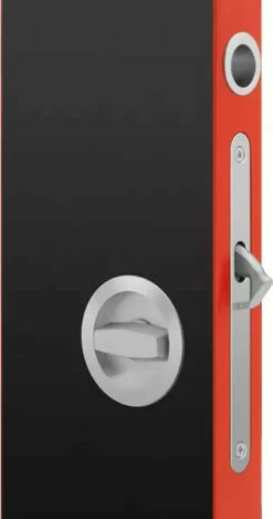 Serrure De Porte Coulissante : Kit Serrure à Galandage Rosace Ronde