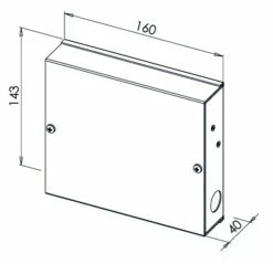 Boîtier De Raccordement En Applique Sewosy 7 Boîtier De Raccordement En Applique Sewosy -SETIN Boutique SET 77360