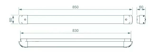 Alimentation Et Accessoire : Barre Contact Lumineuse 850 Mm - 12/24 Vdc 5 Alimentation Et Accessoire : Barre Contact Lumineuse 850 Mm - 12/24 Vdc – Image 3