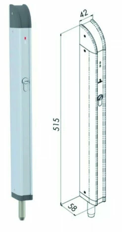 Verrouillage De Portail : Electroverrou Motorisé Pour Portes Et Portails Automatiques - Série Légion