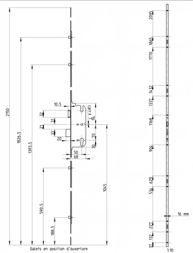Serrure Sécury - R4 - MR2 - SH/R 9 Serrure Sécury - R4 - MR2 - SH/R – Image 7