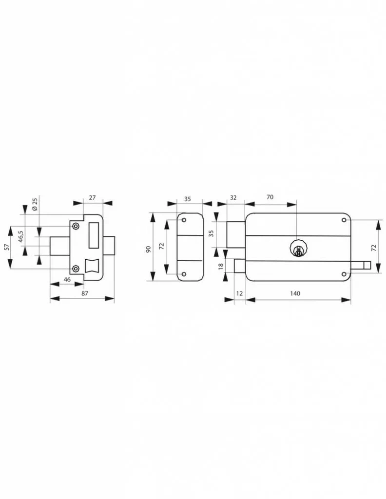 Serrure En Applique Classique Thirard 6 Serrure En Applique Classique Thirard – Image 4