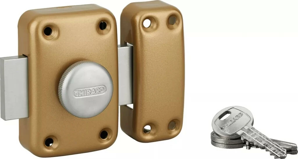 Verrou De Sûreté Thirard : Verrou De Sureté CAPITAL à Bouton Et Cylindre Varié 3 Verrou De Sûreté Thirard : Verrou De Sureté CAPITAL à Bouton Et Cylindre Varié