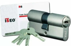 Cylindre Double Laiton Nickelé Iseo