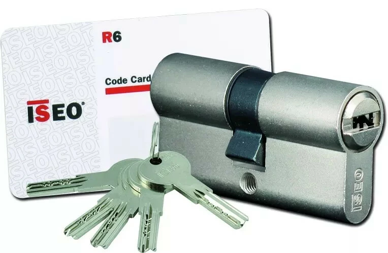 Cylindre Double Laiton Nickelé Iseo 3 Cylindre Double Laiton Nickelé Iseo