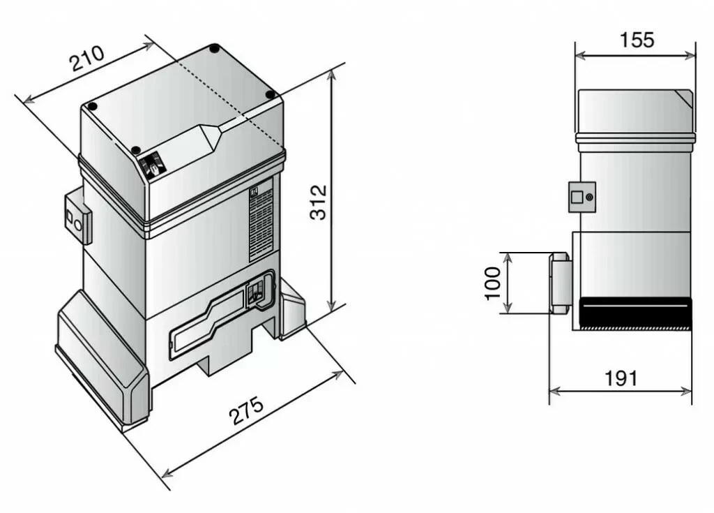 Motorisation De Porte Et Portail : Kit Coulissant 746 6 Motorisation De Porte Et Portail : Kit Coulissant 746 – Image 4