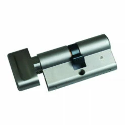 Serrure Cylindre à Bouton Laiton Nickelé Europa DORMAKABA