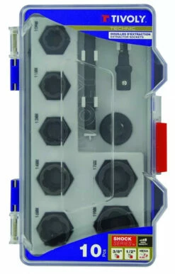 Extracteur : Coffret 7 Douilles D'extraction Pour écrous Endommagés