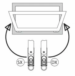 Ferrure Giesse Aluminium Pour Gorge Européenne : Paire De Compas Limiteur D'ouverture RALLENTY 6 Ferrure Giesse Aluminium Pour Gorge Européenne : Paire De Compas Limiteur D'ouverture RALLENTY -SETIN Boutique SET 83074