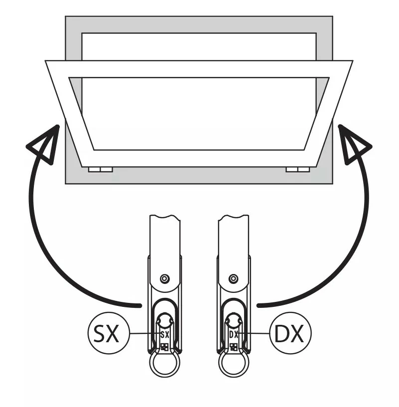 Ferrure Giesse Aluminium Pour Gorge Européenne : Paire De Compas Limiteur D'ouverture RALLENTY 4 Ferrure Giesse Aluminium Pour Gorge Européenne : Paire De Compas Limiteur D'ouverture RALLENTY – Image 2