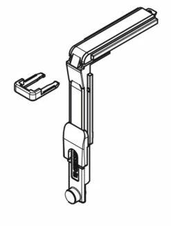 Ferrure Giesse Aluminium Pour Gorge Européenne : Renvoi D'angle -SETIN Boutique SET 83086