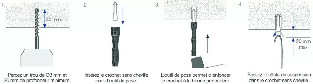 Crochets Sans Cheville 5 Crochets Sans Cheville – Image 3