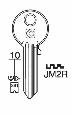 Ébauche De Clé JPM - Silca Unican FRANCE SA -SETIN Boutique SET 84357
