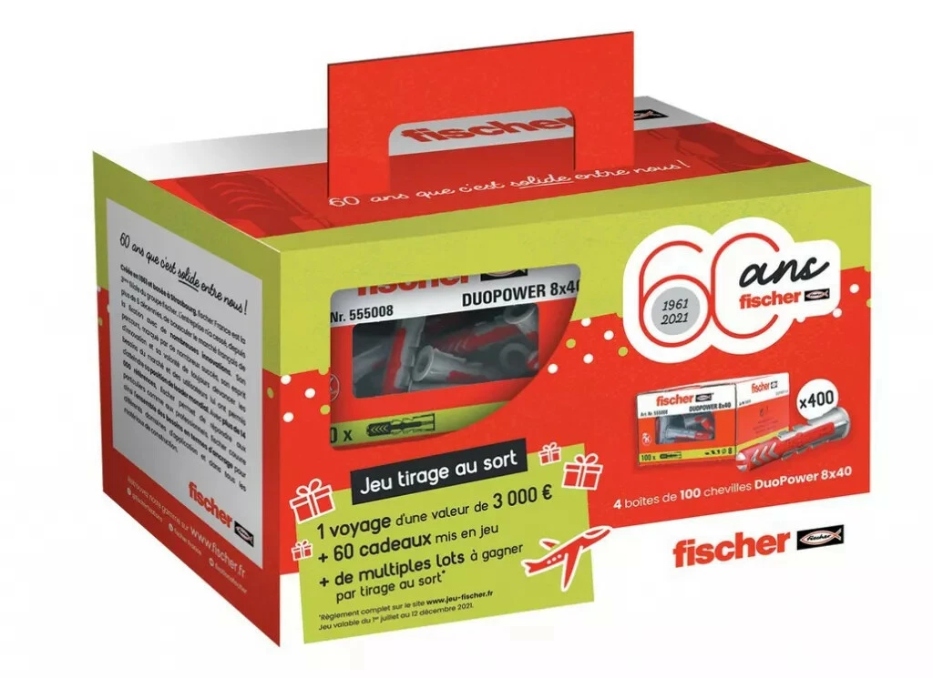 Lot De 400 Chevilles Duopower Fischer 4 Lot De 400 Chevilles Duopower Fischer – Image 2