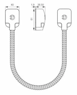 Passe-câble à Bornier -SETIN Boutique SET 89154