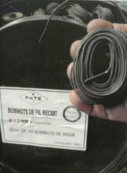 Seau 20 Kg Fils Recuit Bobine De 200 G -SETIN Boutique SET 90486
