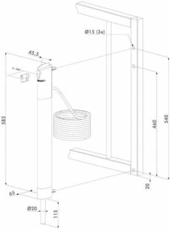Verrou Sol électrique Motorisé - Electradrop Locinox -SETIN Boutique SET 92477