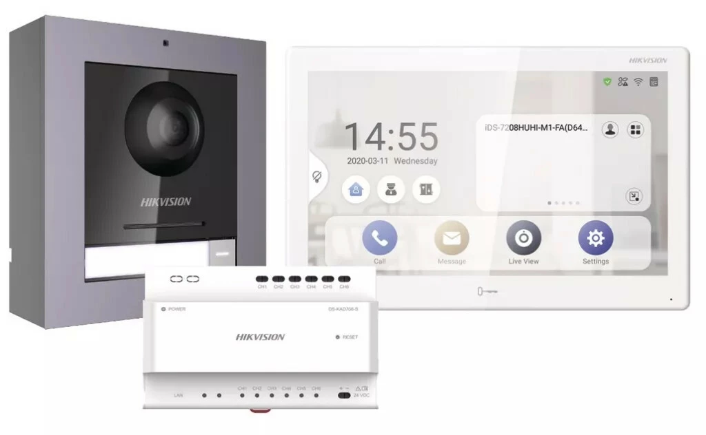 Kit Vidéophone 2 Fils Android Hikvision 3 Kit Vidéophone 2 Fils Android Hikvision