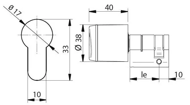 Cylindre électronique GEO Salto Systems 5 Cylindre électronique GEO Salto Systems – Image 3