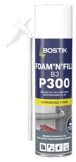 Mousse PU P300 Foam'n'fill B3 Bostik 3 Mousse PU P300 Foam'n'fill B3 Bostik
