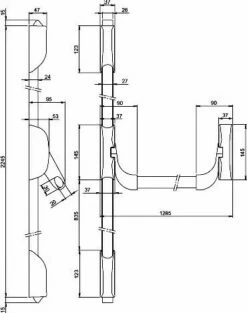 Push Barre Anti-Panique Coupe Feu - Norme NF 1125 -SETIN Boutique set 1846