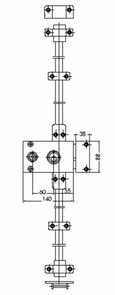 Serrure Multipoint En Applique : Série Keso 2000 S JPM 8 Serrure Multipoint En Applique : Série Keso 2000 S JPM – Image 6