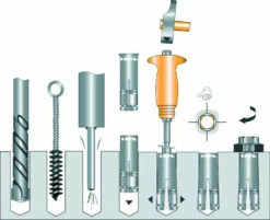 Outils De Pose Pour Grip+ L Spit 5 Outils De Pose Pour Grip+ L Spit -SETIN Boutique set 5764